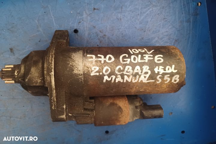 Electromotor 0001123014  2.0 CBAB MX1253 Volkswagen VW Golf 6 [2008 - - 5