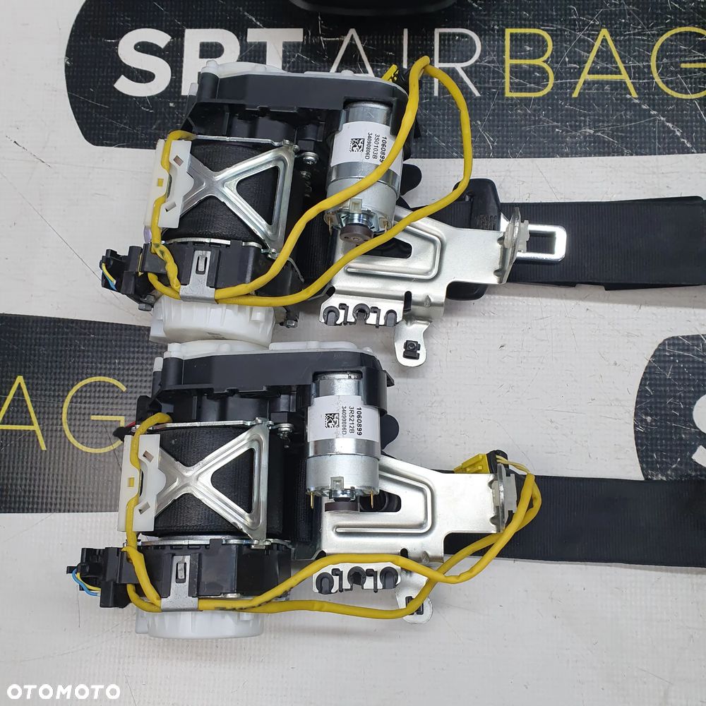 VW TOUAREG II 7P DESKA ROZDZIELCZA KONSOLA KOKPIT PULPIT PODUSZKI AIRBAG AIR BAG PASY KIT SET - 7