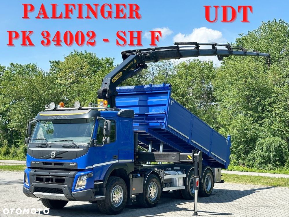 Volvo FMX * WYWROTKA 5,75 m + PALFINGER PK 34002 - SH F + PILOT /8x4 - 1