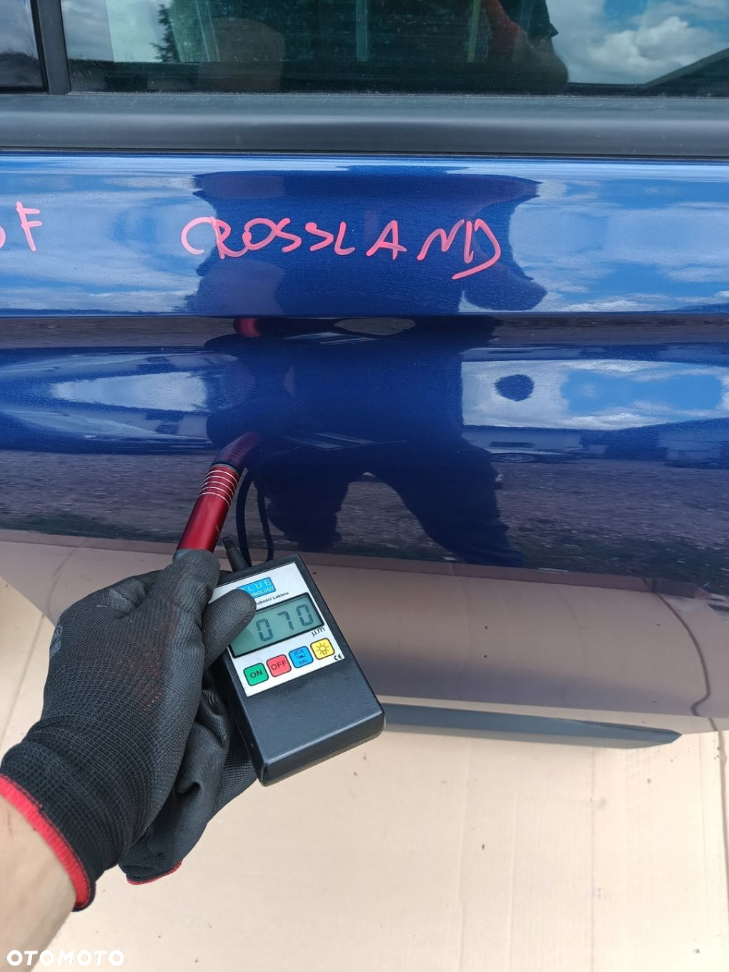 OPEL CROSSLAND X 17r- DRZWI LEWY TYŁ Z23F Oryginalny lakier Kompletne - 7
