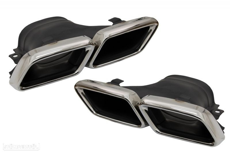 Difusor com Ponteiras Mercedes E W213 (2016 em diante) Look E63 Amg - 6