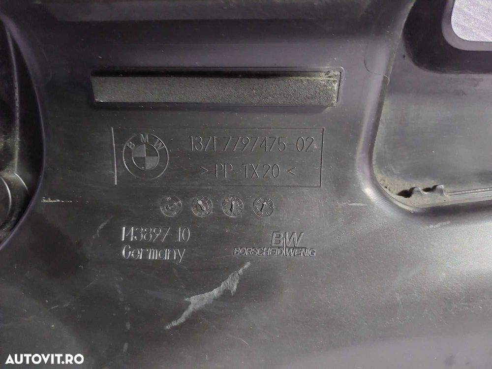 Difuzor deflector aer N43 BMW E81 E82 E87 Cod 7561927 Cod 7797475 - 6