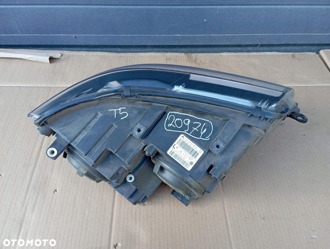 VW T5 LIFT LAMPA LEWA PRZÓD PRZEDNIA EUROPA 7E1941015K - 2