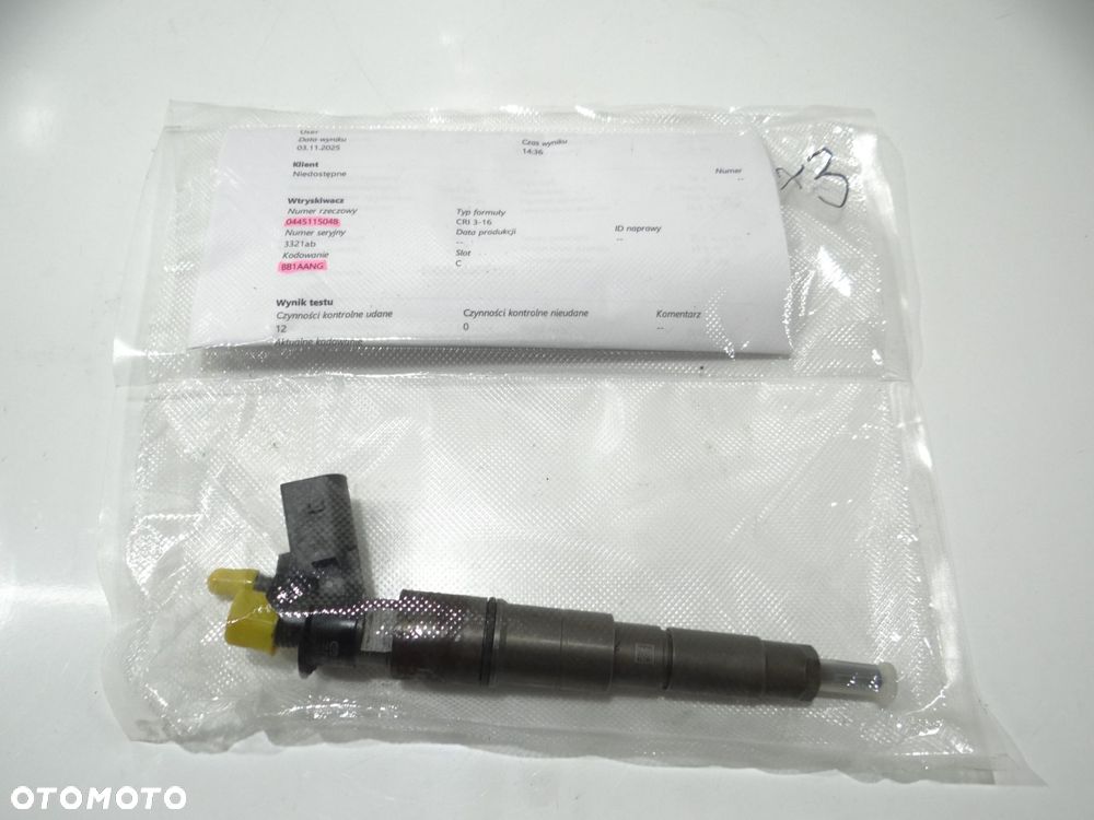 WTRYSKIWACZ BMW E60 3.0 D 0445115048 OE - 1