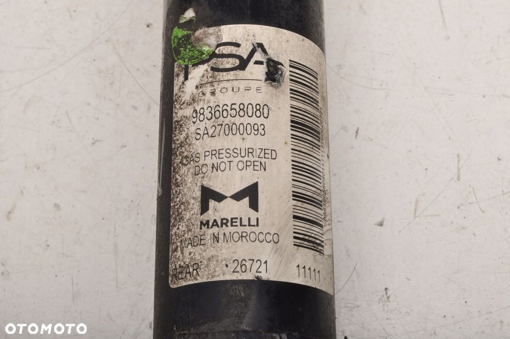 PEUGEOT 2008 II AMORTYZATOR TYŁ TYLNY 9836658080 KOMPLET - 4