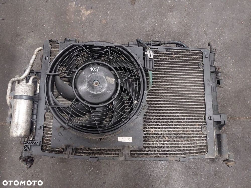 CHŁODNICE KOMPLET + WENTYLATORY OPEL CORSA C 1.0 12V - 1