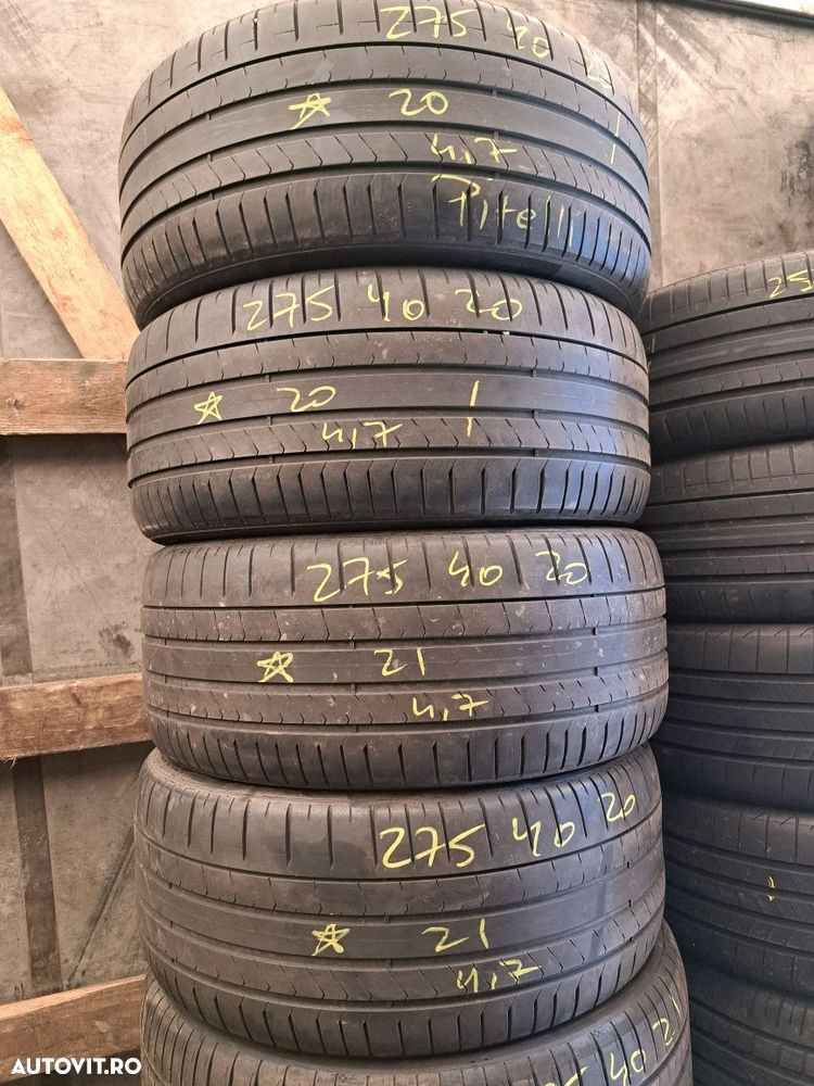 4 anvelope 275/40 R20 Pirelli omologare BMW - 1