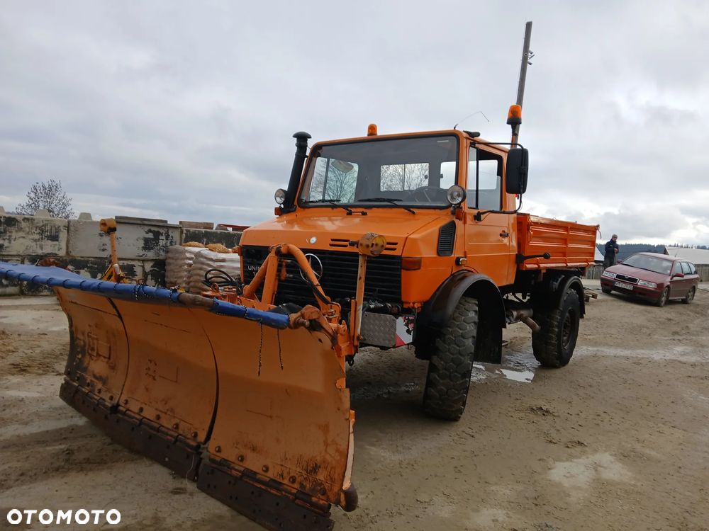 Mercedes-Benz Unimog 1450 4x4 Czołownica Ciagnik rolniczy - 14