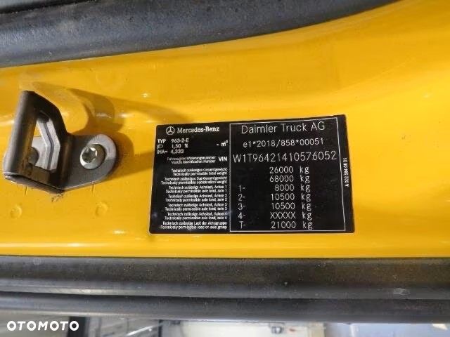 Mercedes-Benz Arocs 2651 K 6x4 – Dautel 3-Stronny Kiper / Bordmatik / 510 KM / 94 tys. km/ Blatt-Blatt - 12