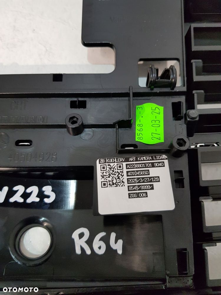 grill atrapa zderzaka przód a2238801701 mercedes s-klasa w223 20- - 12