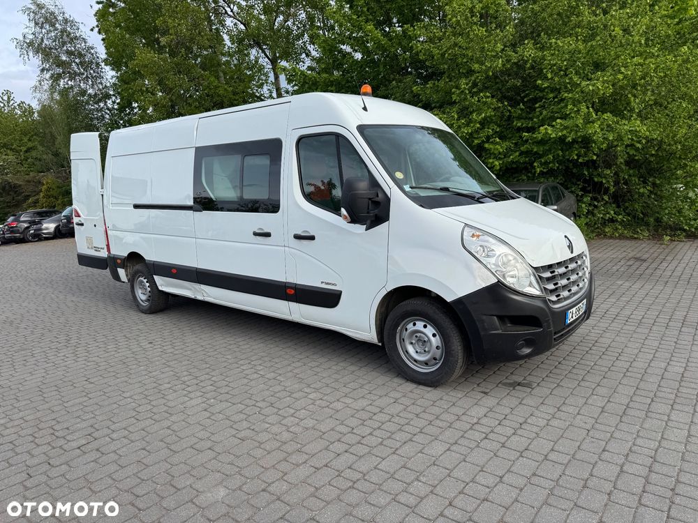 Renault Master Długi Brygadówka 7 Osobowa 2011. Paka 2.7m - 5