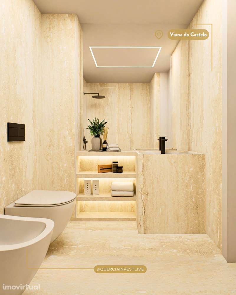 Apartamento T1 novo | Condomínio com piscina | Viana do Castelo - Grande imagem: 5/11