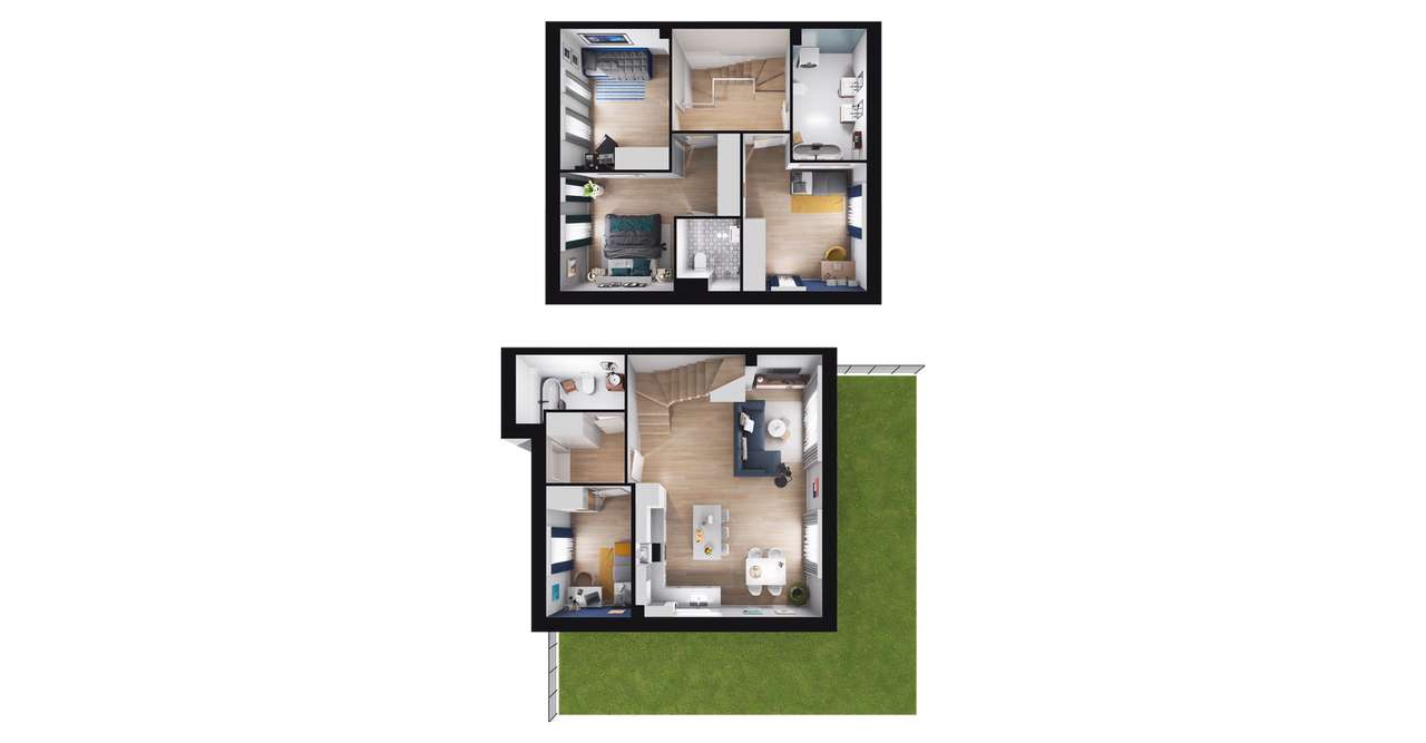 5-pokojowy dom 103m2 + ogródek Bez Prowizji - Pełny obrazek: 3/11