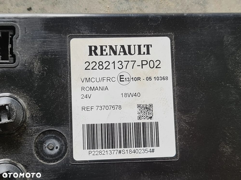 STEROWNIK MODUŁ VMCU RENAULT RANGE GAMA T C K 23006079 P01 22821377 P02 - 4