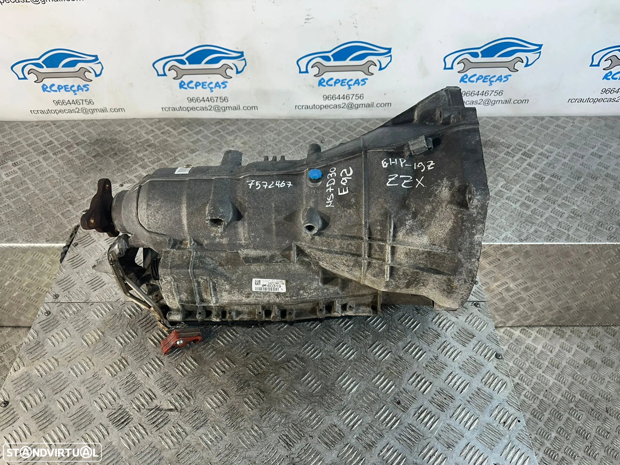 Caixa Velocidades Automática ZF 6HP21 6HP19 ZZX BMW 325D 330D M57D30 7572467 - 8