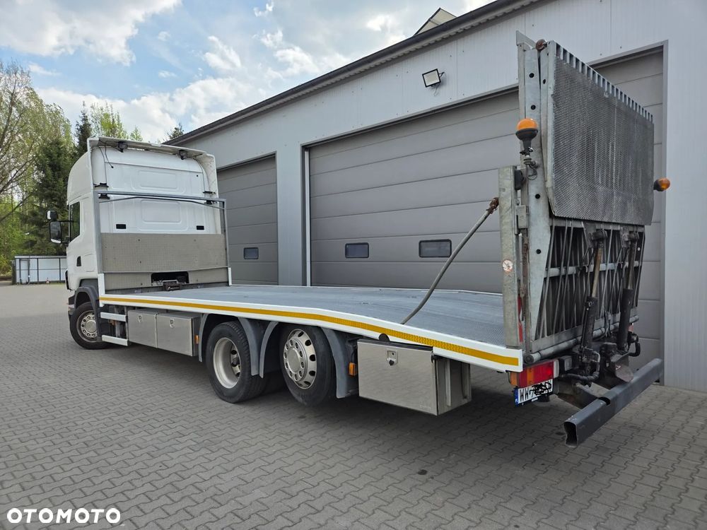Scania R420 LB6x2-4HNB - Pomoc drogowa hydrauliczne najazdy samochód specjalny po przewozu maszyn budowlanych podnośników koszowych zwyżek pojazdów i innych BEKO THORRY ZANNER - 3