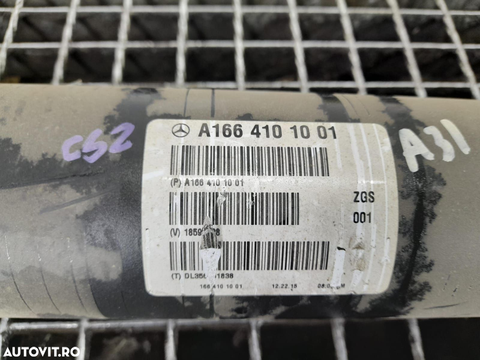 Cardan ax cardanic 2.2 cdi om651.960 A1664101001 Mercedes-Benz GLE 1 - 2