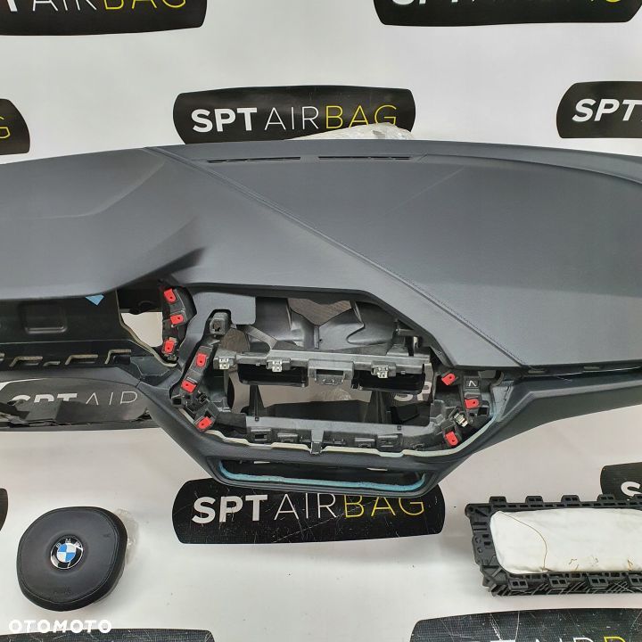 BMW F40 DESKA ROZDZIELCZA KONSOLA KOKPIT PULPIT PODUSZKI AIRBAG AIR BAG PASY KIT SET - 3