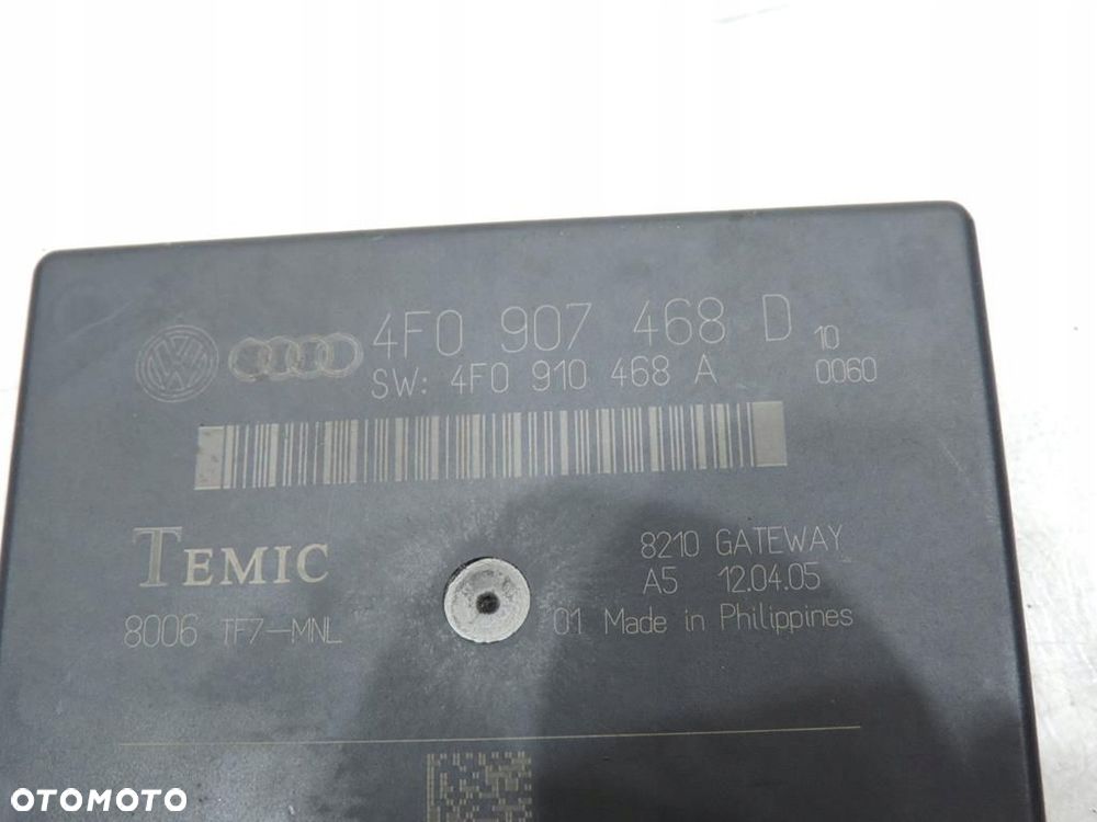 MODUŁ STEROWNIK GATEWAY AUDI A6 C6 4F0907468D - 2