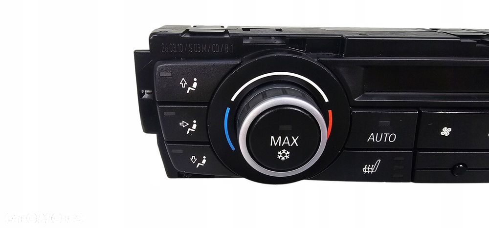 Bmw E81 E90 E84 Panel Sterowania Nawiewu Klimatyzacji Grzane Fotele 9248580 - 2