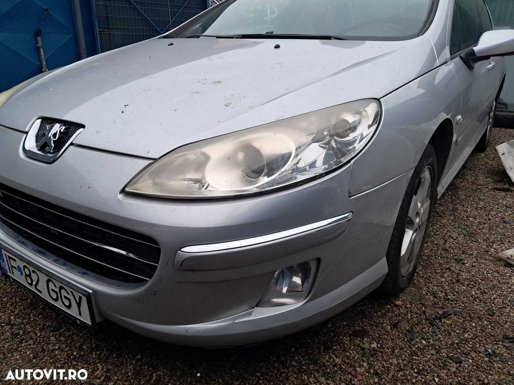 Peugeot 407, capota motor, faruri, aripi. - 11