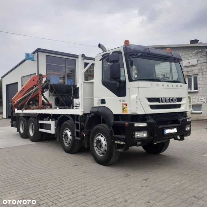 Iveco Trakker 410 EEV platforma 8x4 HDS Palfinger PK15500 - 18