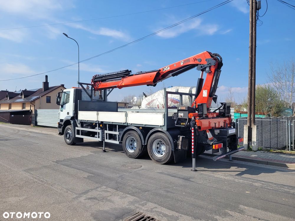 Iveco TRAKKER 260T36 6x4 // HIAB 288 6 WYSUWÓW na 16m // PILOT HDS RADIOWY // MOCNY ŻURAW DUŻY DŹWIG // KLIMA BLOKADY TERENOWE // HAK DO PRZYCZEPY ZACZEP - 7