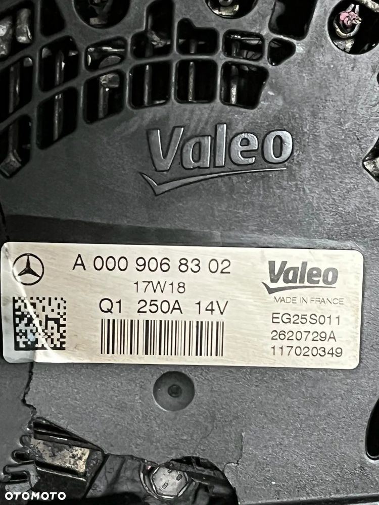 Alternator VALEO A0009068302 Mercedes E Klasa W213 2.0 CDi - 3