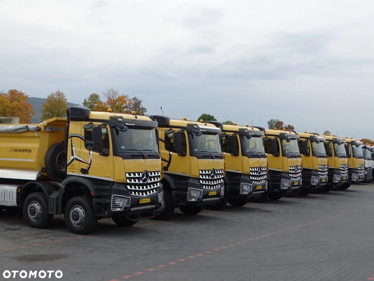 Mercedes-Benz AROCS 4145 / 8x8 / WYWROTKA TYLNOZSYPOWA / KH KIPPER  / EURO 6 - 6