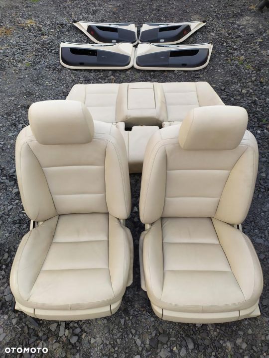 MERCEDES W221 LIFT TAPICERKA FOTEL FOTELE KANAPA BEZOWY - 1