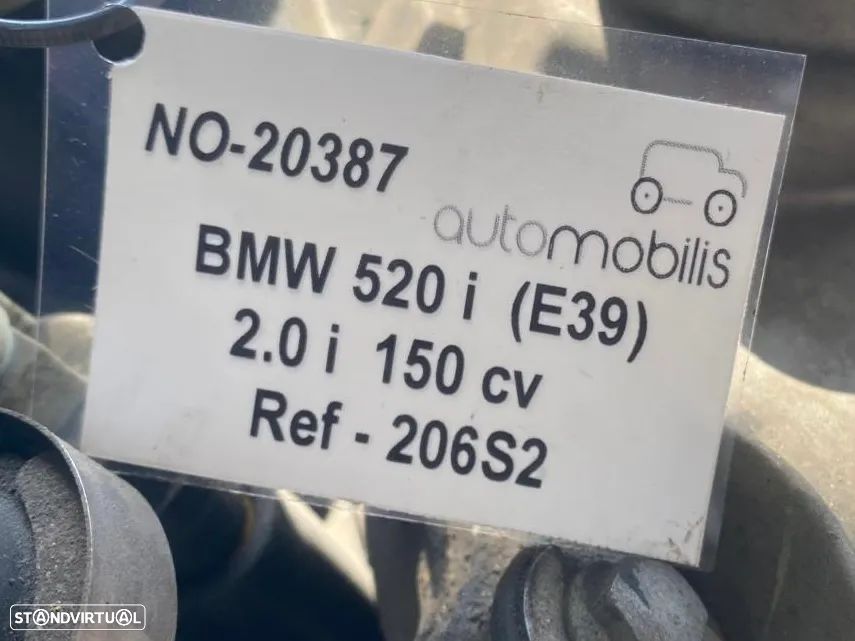 Motor BMW 520i SERIE 5 BERLINA (E39) Ref - 206S2  -  NO.20387 - 6