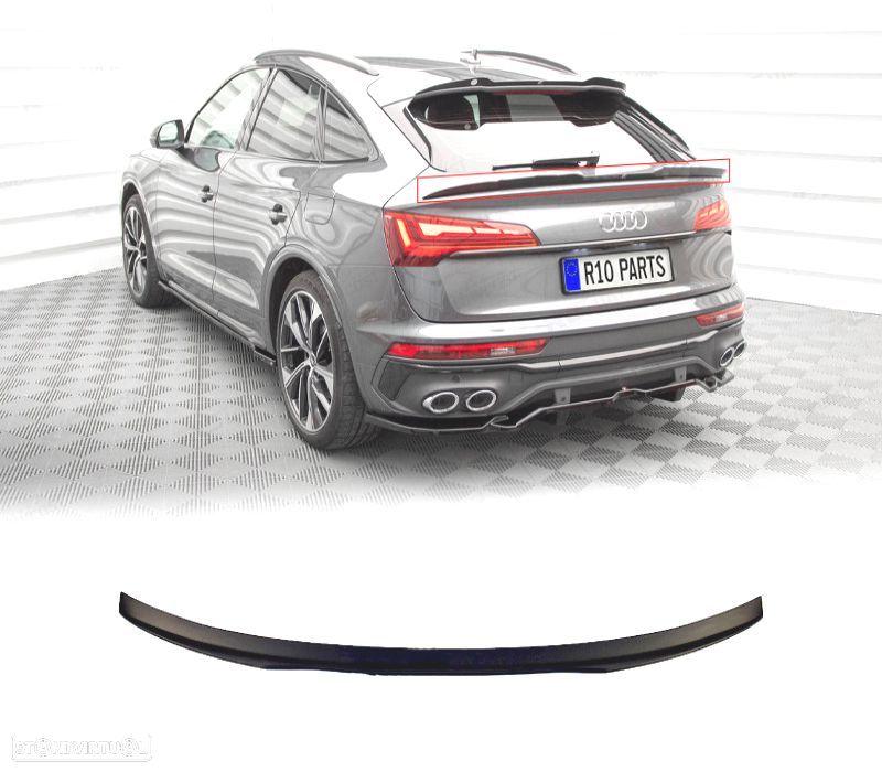 AILERON SPOILER AUDI Q5 SPORTBACK 20- PRETO BRILHANTE - 1