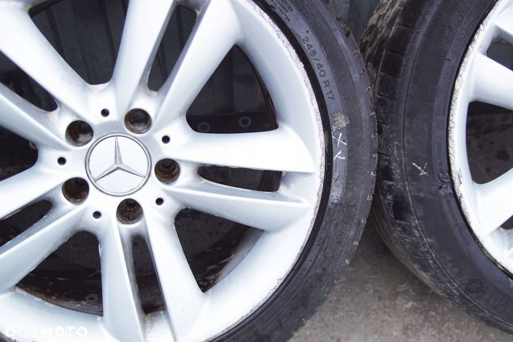 Felgi aluminiowe alufelgi komplet Mercedes CLK W209 7.5x17 ET36 A2094014102 - 9