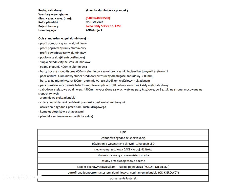 Iveco DAILY 50C18H plandeka DMC 3500kg od ręki! 12 europalet - 15