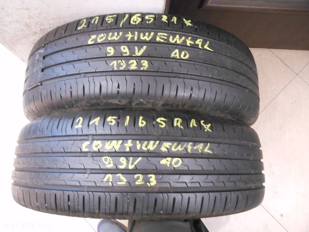 Opony 215/65r17 continental eco contact 6 6,2mm lato para - 1