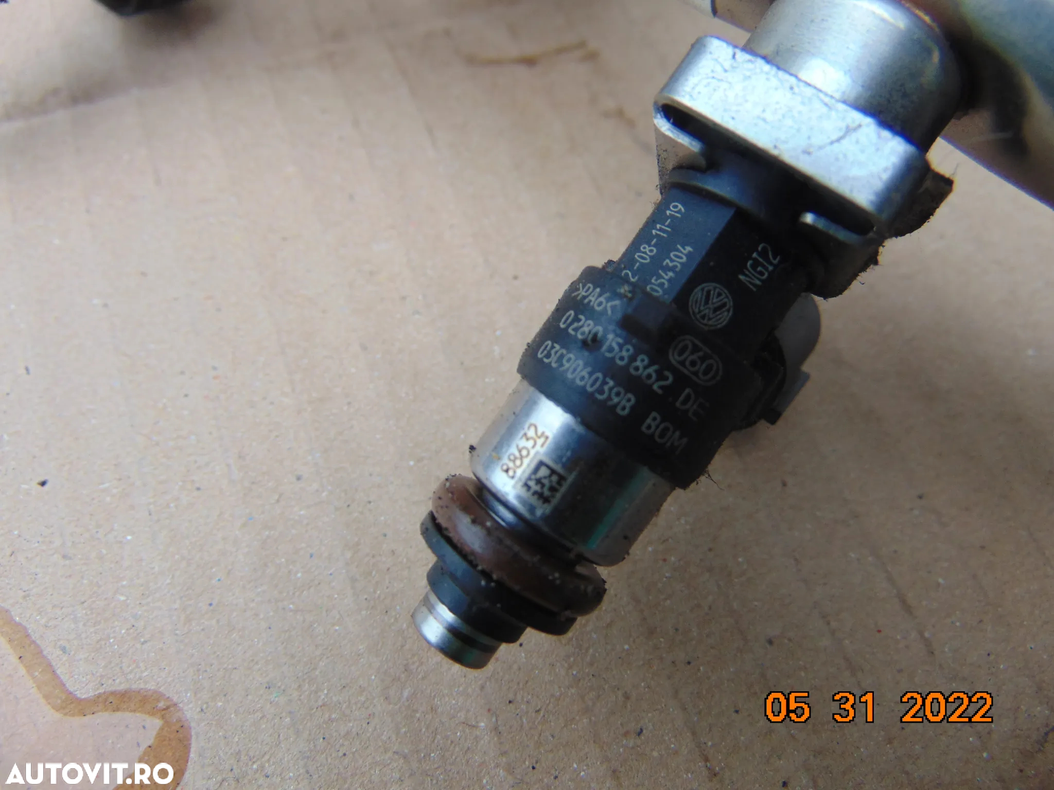 Rampa cu injectoare VW Polo 1.0tsi tgi Passat b8 golf 7 caddy touran skoda scala fabia 3 octavia se - 5