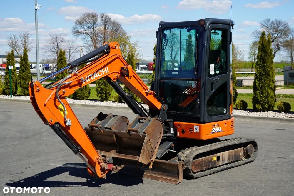 Hitachi ZX26U-6 CR / MINIKOPARKA / 2022 ROK / 1900 MTH / KOMPLET ŁYŻEK - 9