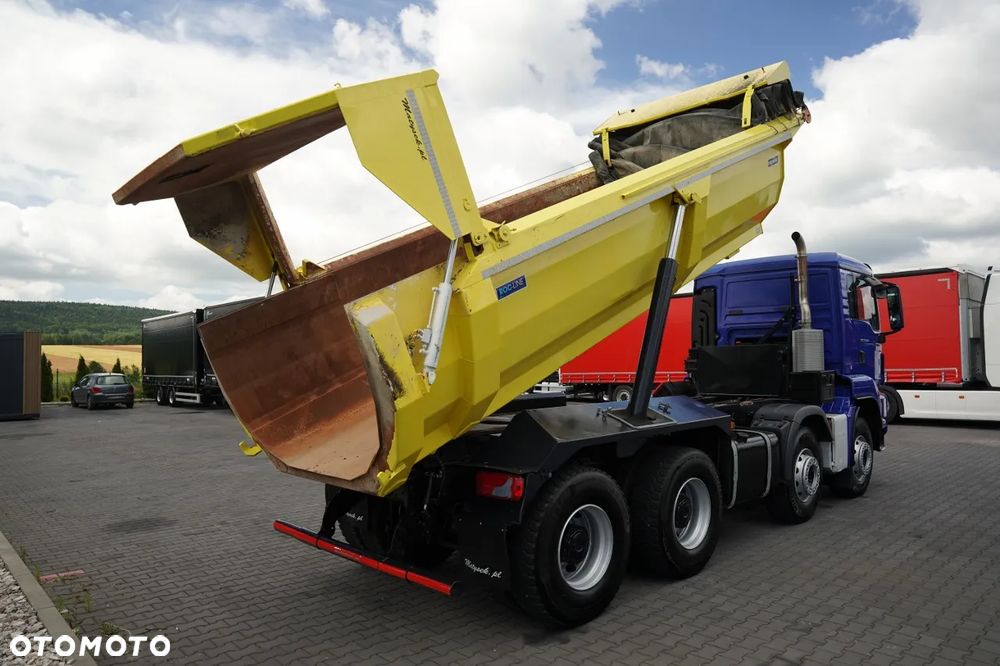 MAN TGS 35.460 / 8x4 / WYWROTKA TYLNOZSYPOWA / HYDROKLAPA / NAVI / AUTOMAT - 5