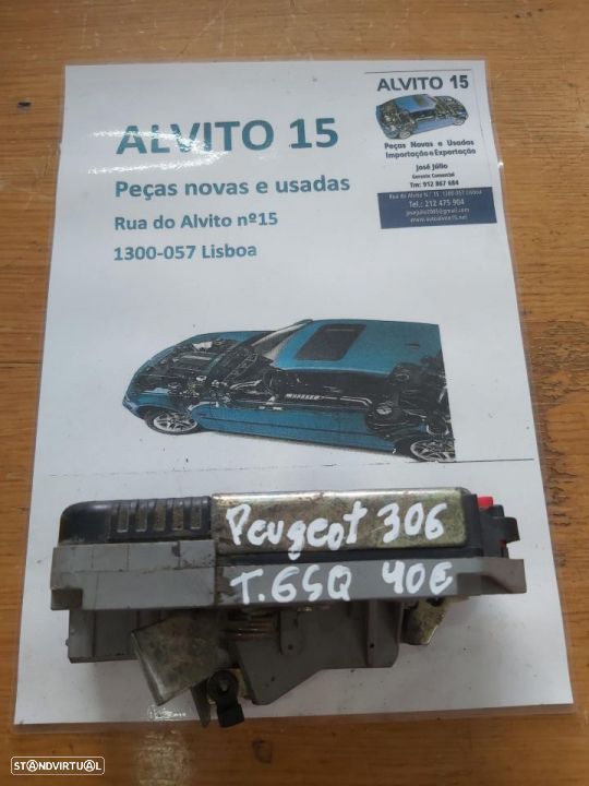 Fechadura tras esquerda Peugeot 306 - 1