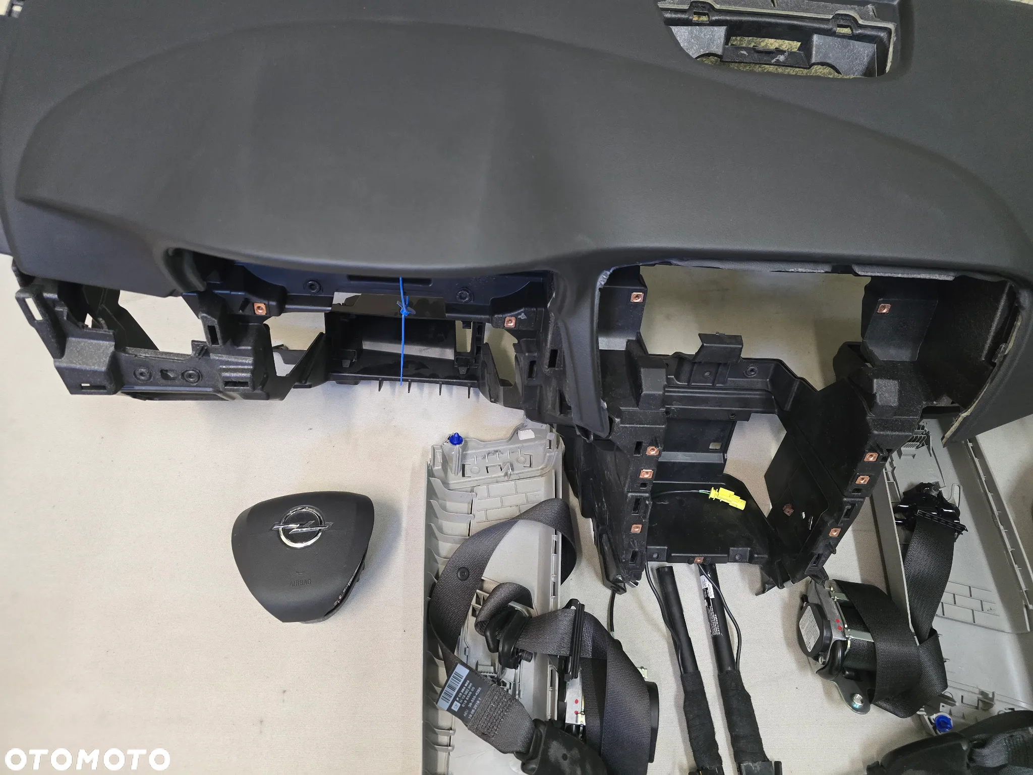 OPEL ZAFIRA C LIFT FL DESKA KONSOLA KOKPIT PULPIT PODUSZKI POWIETRZNE PASY - 2