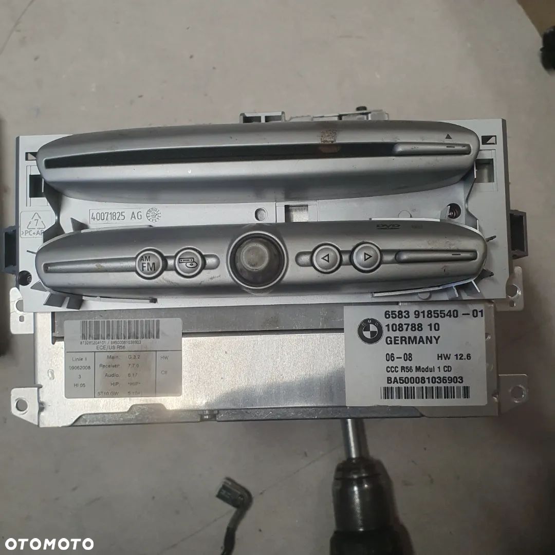 MINI R56 RADIO CD NAWIGACJA 9185540 - 1
