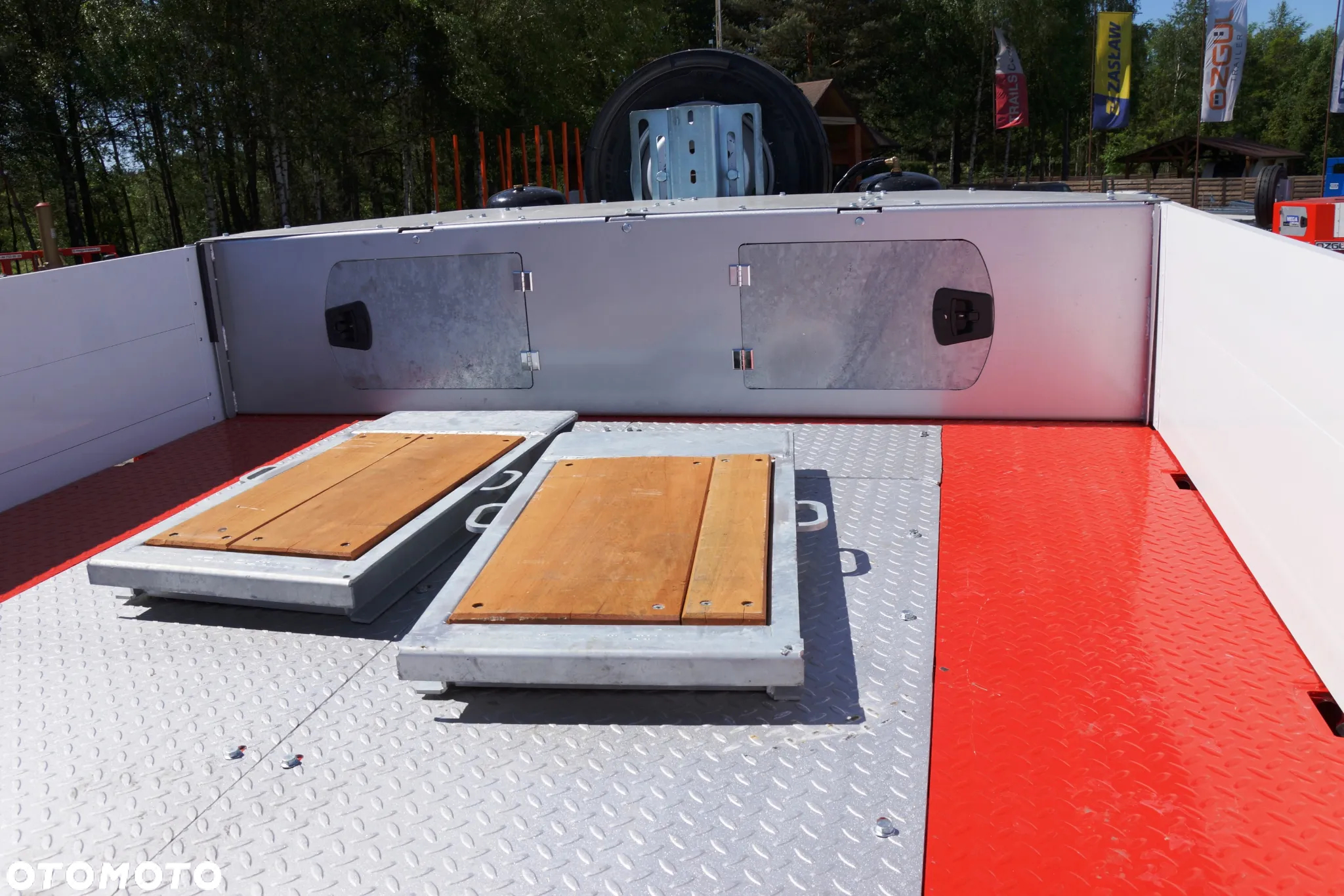 Inny TIEFBETT - MEGA TRAILERS - wersja STRONG - OSIE SAF - TRIDECK - ALUFELGI - 30