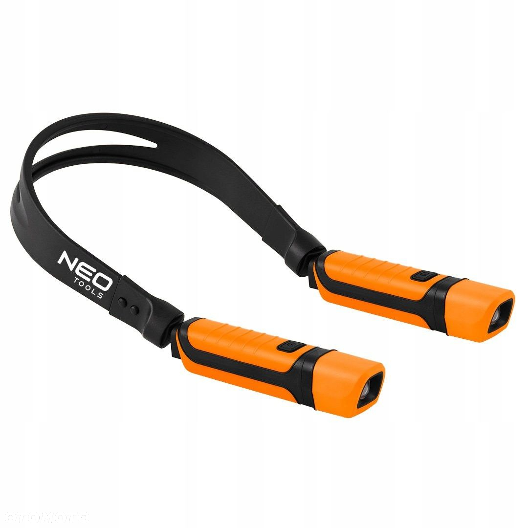 NEO LAMPA LED DO CZYTANIA 300LM LATARKA NA SZYJE AKUMULATOR USB-C 99-112 - 2
