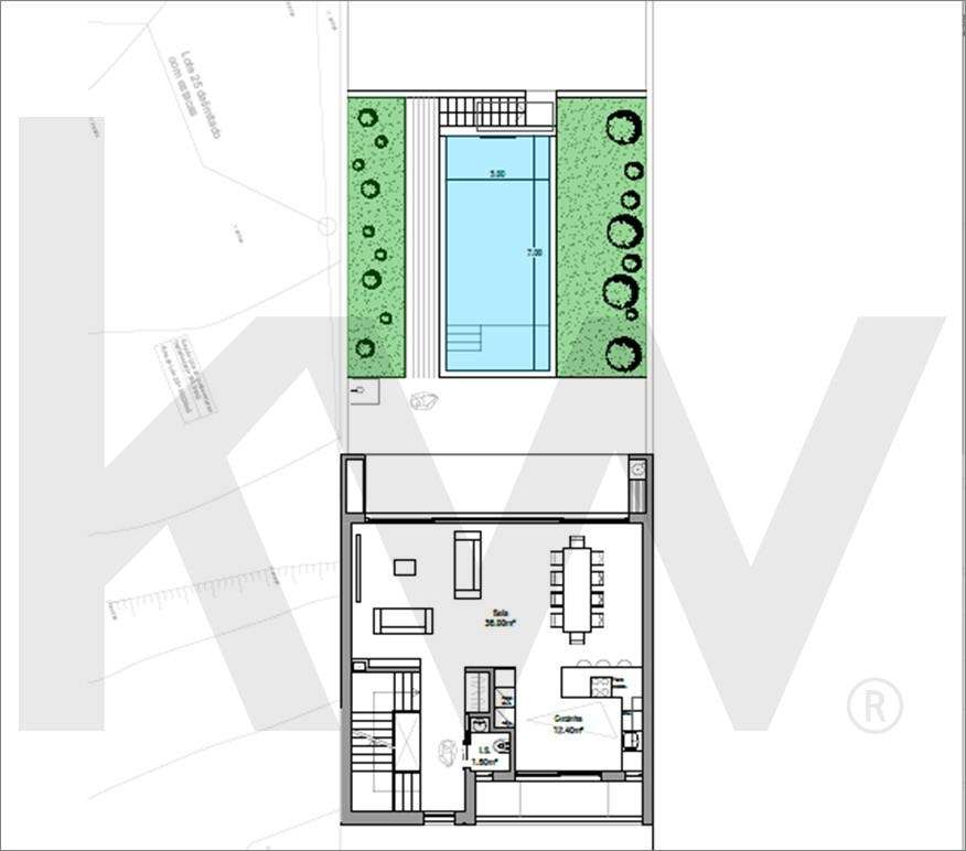 Azambuja | Terreno 338m2 | Projeto Moradia - Grande imagem: 2/15