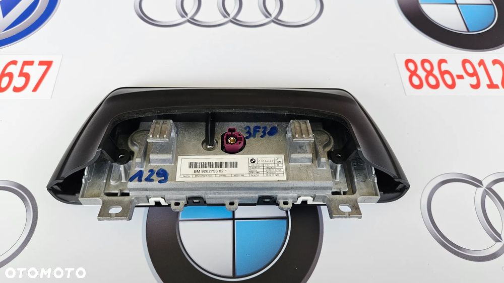 BMW 3 F30 F31 F34 Centralny wyświetlacz informacyjny Monitor Wyświetlacz Ekran 9262753 - 3