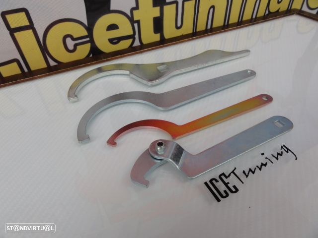 Chave universal de afinação de/para coilovers com diâmetro de 0-70mm, 55mm, 75mm, 80mm - 2