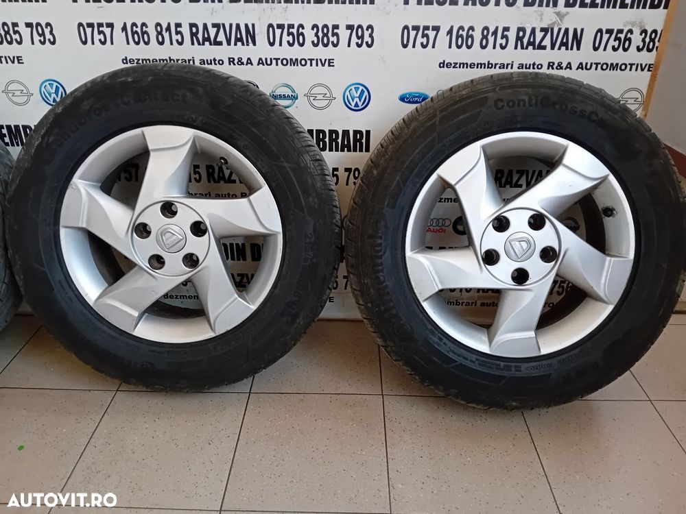 Jante Aluminiu Dacia Duster 215/65R16 Anvelope Continental 2023 Vara F Bune Jante Dacia Duster - 4