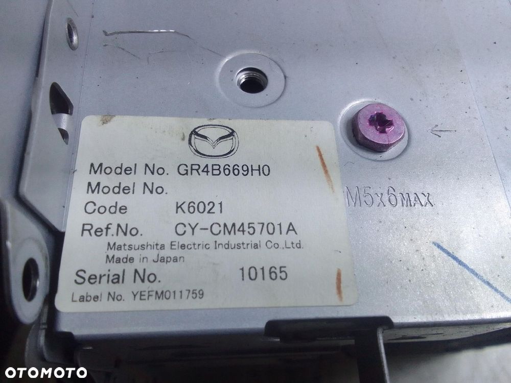 Mazda 6 Gg Panel Radio Konsoli Środkowej - 7