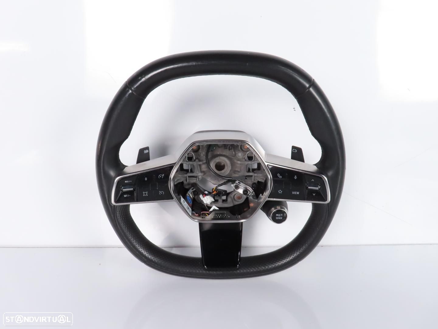 Volante em Pele com Multifunções e Patilhas Usado / Original RENAULT MEGANE V (R... - 1