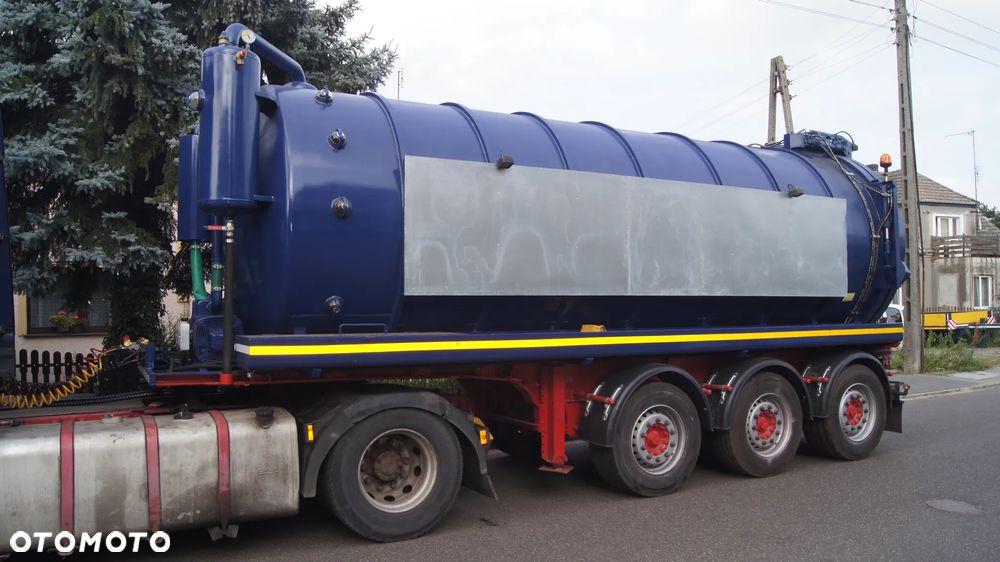 naczepa asenizacyjna ze zbiornikiem cysterna beczka zabudowa asenizacyjna - 16